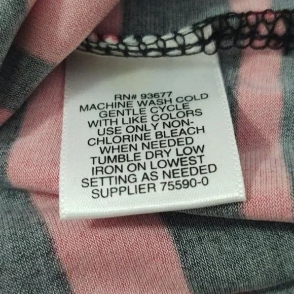 Liz Claiborn Black, Red and White 3/4 Sleeve Shift Dress - Picture 9 of 11